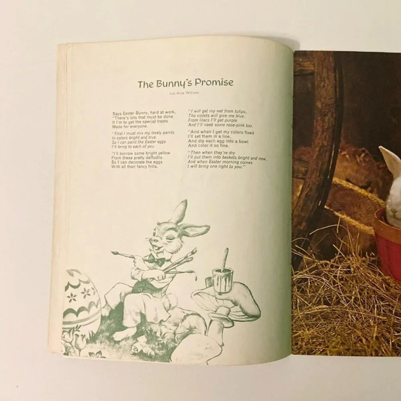 Vintage 1974 Bunny Tales Paperback Ideals Publishing Corp Book - Picture 9 of 13